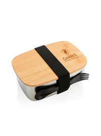 Load image into Gallery viewer, GANTER Brotdose mit Holzdeckel
